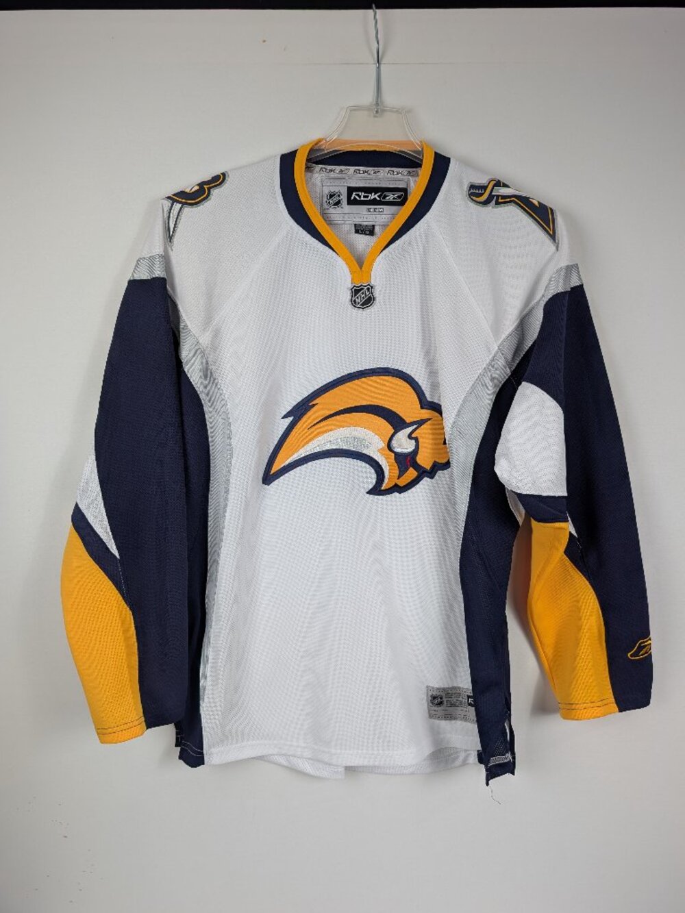 Buffalo Sabres rbk Away Slug jersey - Large